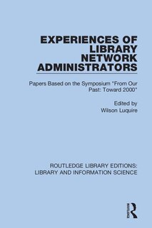 Front cover_Experiences Of Library Network Administrators