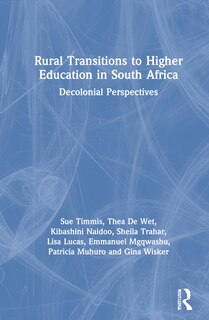 Front cover_Rural Transitions To Higher Education In South Africa
