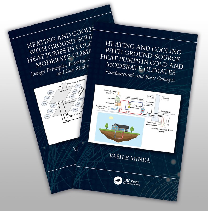 Front cover_Heating and Cooling with Ground-Source Heat Pumps in Moderate and Cold Climates, Two-Volume Set