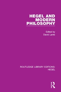Front cover_Hegel And Modern Philosophy