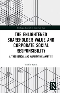 Front cover_Enlightened Shareholder Value Principle and Corporate Social Responsibility