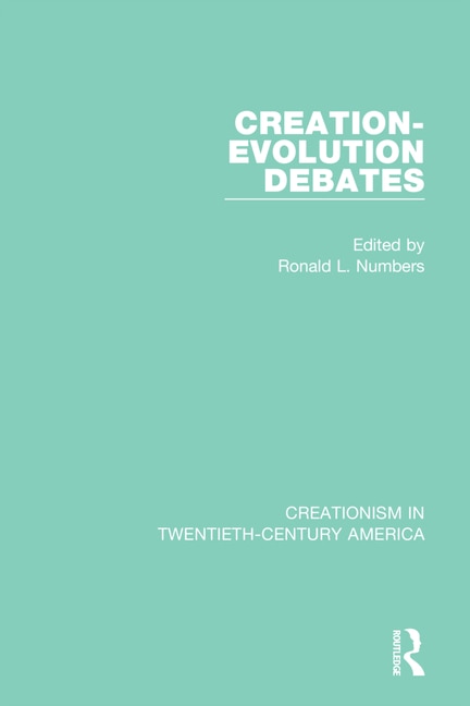 Front cover_Creation-Evolution Debates