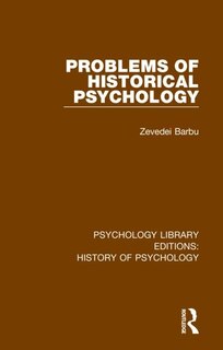 Couverture_Problems Of Historical Psychology