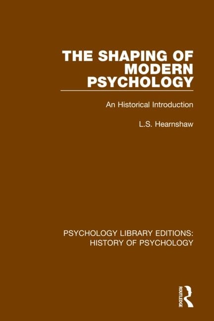 Couverture_The Shaping Of Modern Psychology