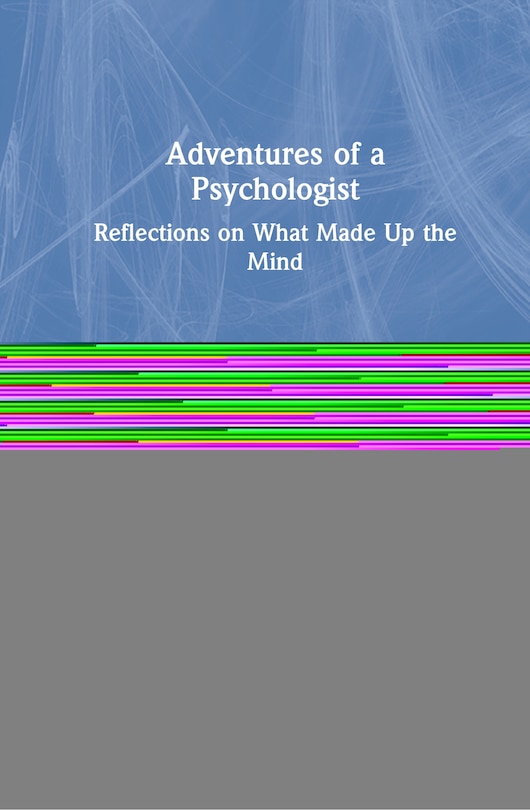 Couverture_Adventures Of A Psychologist