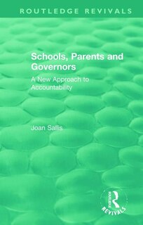 Front cover_Schools, Parents and Governors