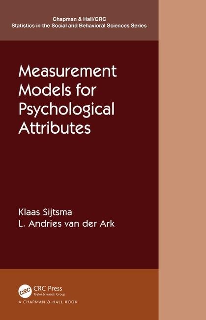 Couverture_Measurement Models for Psychological Attributes