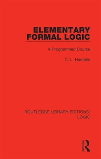Front cover_Elementary Formal Logic