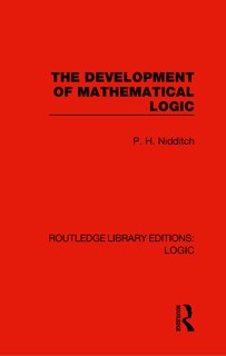 Front cover_The Development Of Mathematical Logic