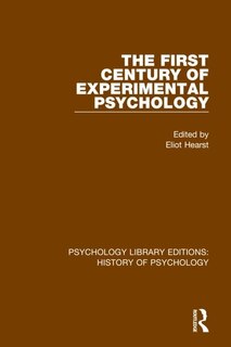 Couverture_The First Century of Experimental Psychology