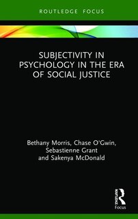 Couverture_Subjectivity In Psychology In The Era Of Social Justice