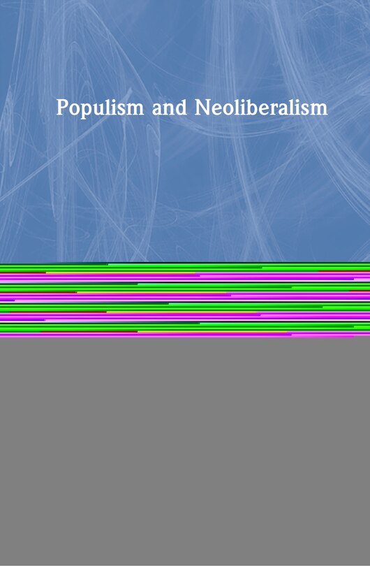 Couverture_Populism And Neoliberalism