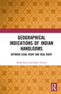 Front cover_Geographical Indications Of Indian Handlooms