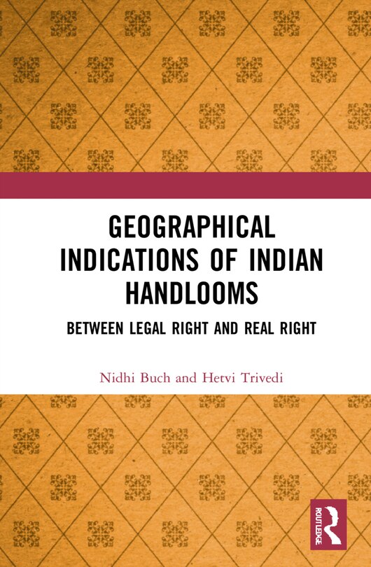 Front cover_Geographical Indications Of Indian Handlooms