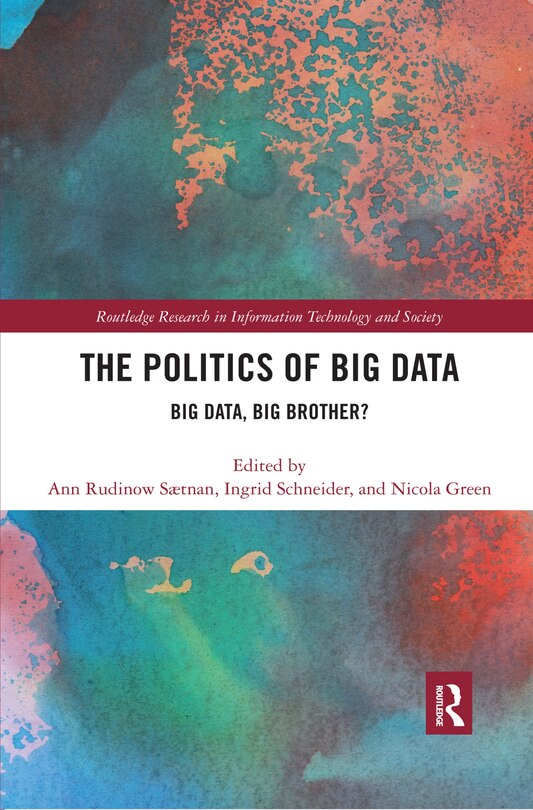 Front cover_The Politics and Policies of Big Data