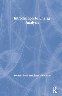 Front cover_Introduction To Energy Analysis