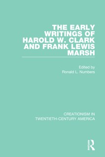 Couverture_The Early Writings of Harold W. Clark and Frank Lewis Marsh