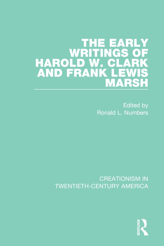 Couverture_The Early Writings of Harold W. Clark and Frank Lewis Marsh