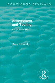 Front cover_Assessment And Testing