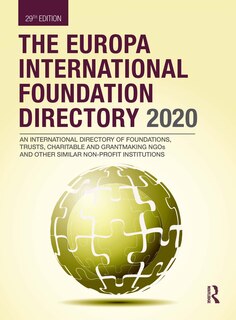 Front cover_The Europa International Foundation Directory 2020
