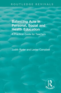 Front cover_Balancing Acts In Personal, Social And Health Education