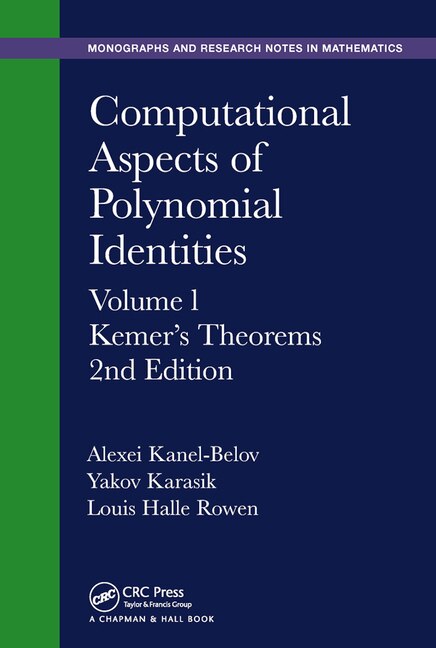 Front cover_Computational Aspects Of Polynomial Identities