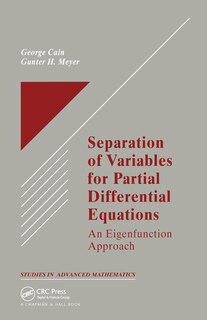 Couverture_Separation Of Variables For Partial Differential Equations