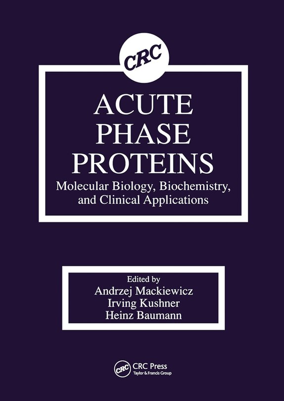 Front cover_Acute Phase Proteins Molecular Biology, Biochemistry, and Clinical Applications