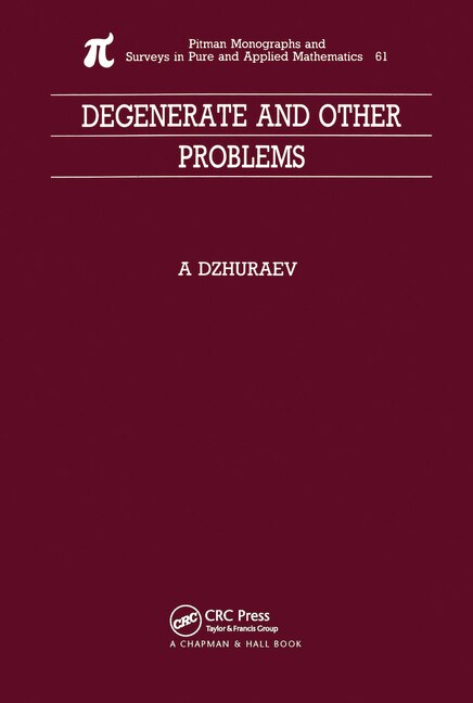 Front cover_Degenerate And Other Problems