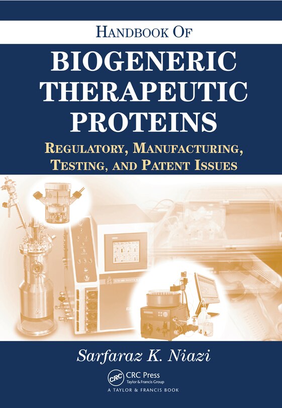 Couverture_Handbook Of Biogeneric Therapeutic Proteins