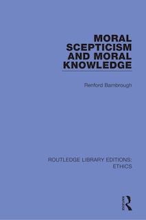 Front cover_Moral Scepticism And Moral Knowledge