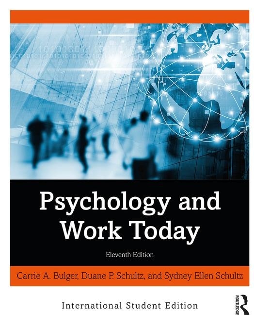 Front cover_Psychology and Work Today