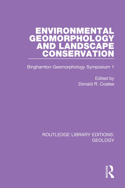 Front cover_Environmental Geomorphology and Landscape Conservation