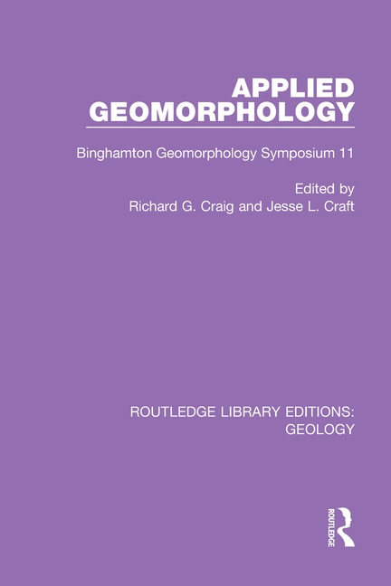 Front cover_Applied Geomorphology