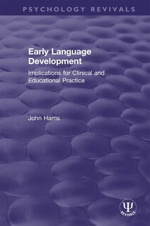 Couverture_Early Language Development