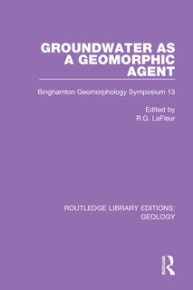 Couverture_Groundwater As A Geomorphic Agent