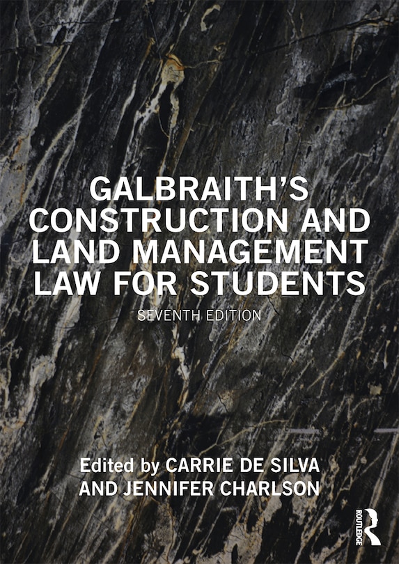 Couverture_Galbraith's Construction And Land Management Law For Students