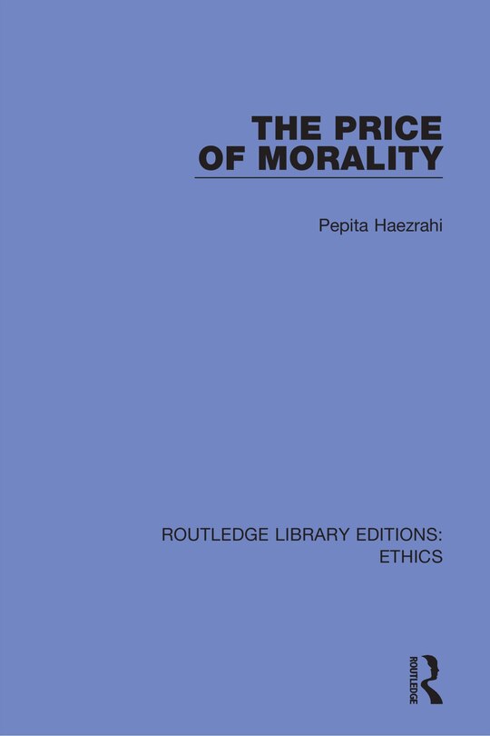 Front cover_The Price of Morality