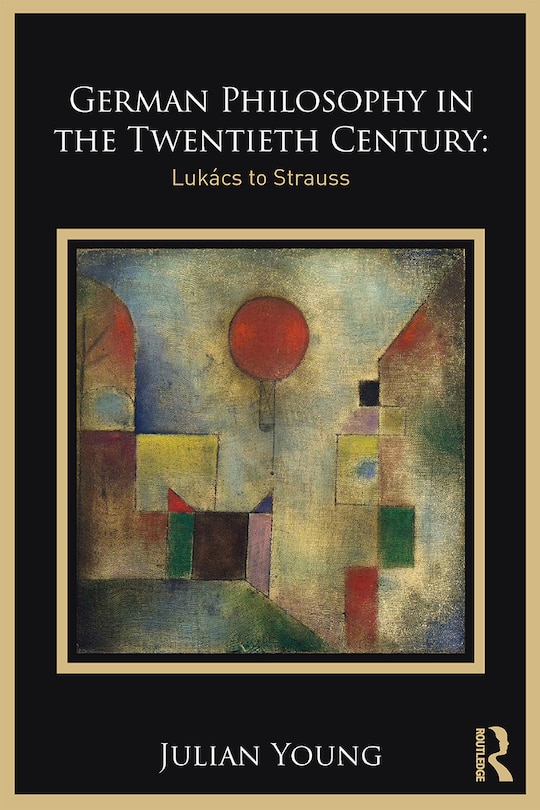 Couverture_German Philosophy In The Twentieth Century