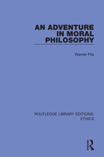 Front cover_An Adventure In Moral Philosophy