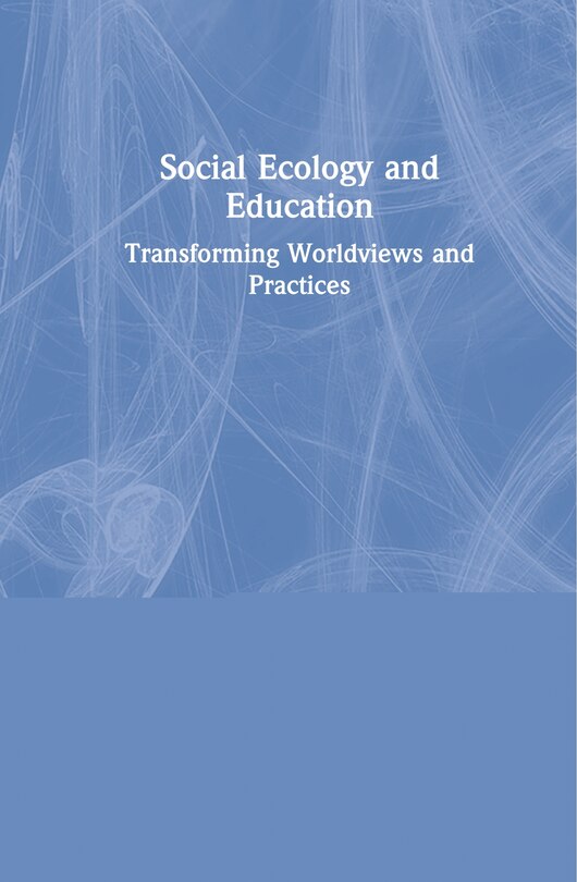 Couverture_Social Ecology And Education