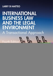 Front cover_International Business Law And The Legal Environment