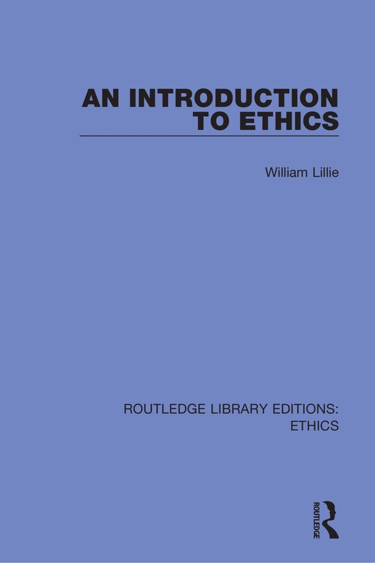Front cover_An Introduction To Ethics