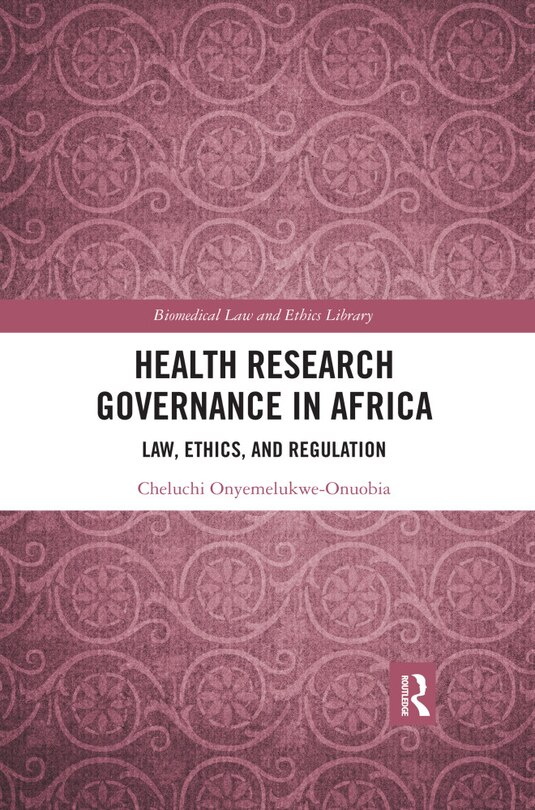 Couverture_Health Research Governance In Africa