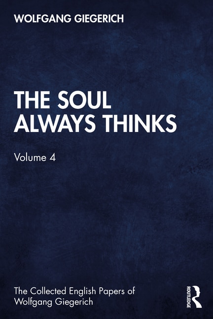 Front cover_The Soul Always Thinks