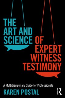 Couverture_The Art And Science Of Expert Witness Testimony
