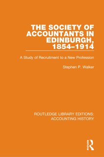Front cover_The Society Of Accountants In Edinburgh, 1854-1914