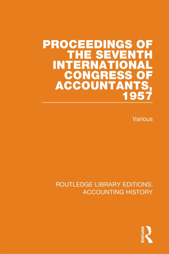 Front cover_Proceedings Of The Seventh International Congress Of Accountants, 1957