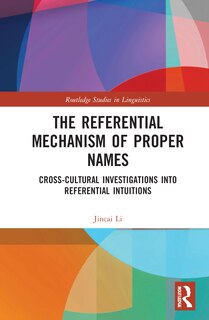 Front cover_The Referential Mechanism of Proper Names