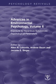 Front cover_Advances in Environmental Psychology, Volume 6